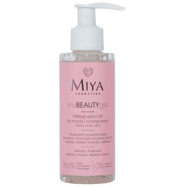 MIYA Cosmetics -  MIYA COSMETICS myBEAUTY gel pielęgnujący żel do mycia i oczyszczania twarzy, twarz, oczy, usta 140 ml